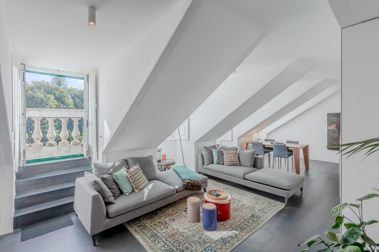 Appartamento Principe Real Charming Garden View Flat At The Heart Of Lisbona